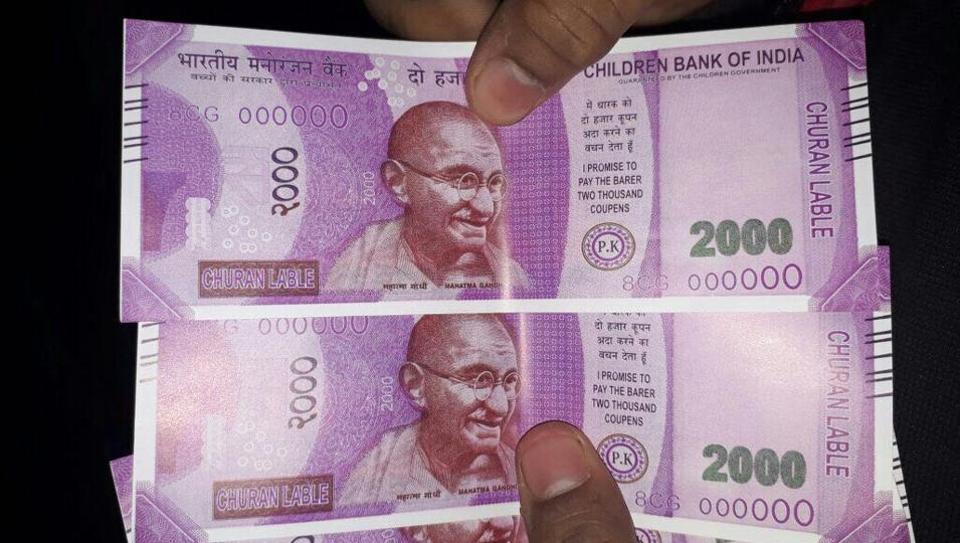 Serial Numbers Fake Currency Notes India